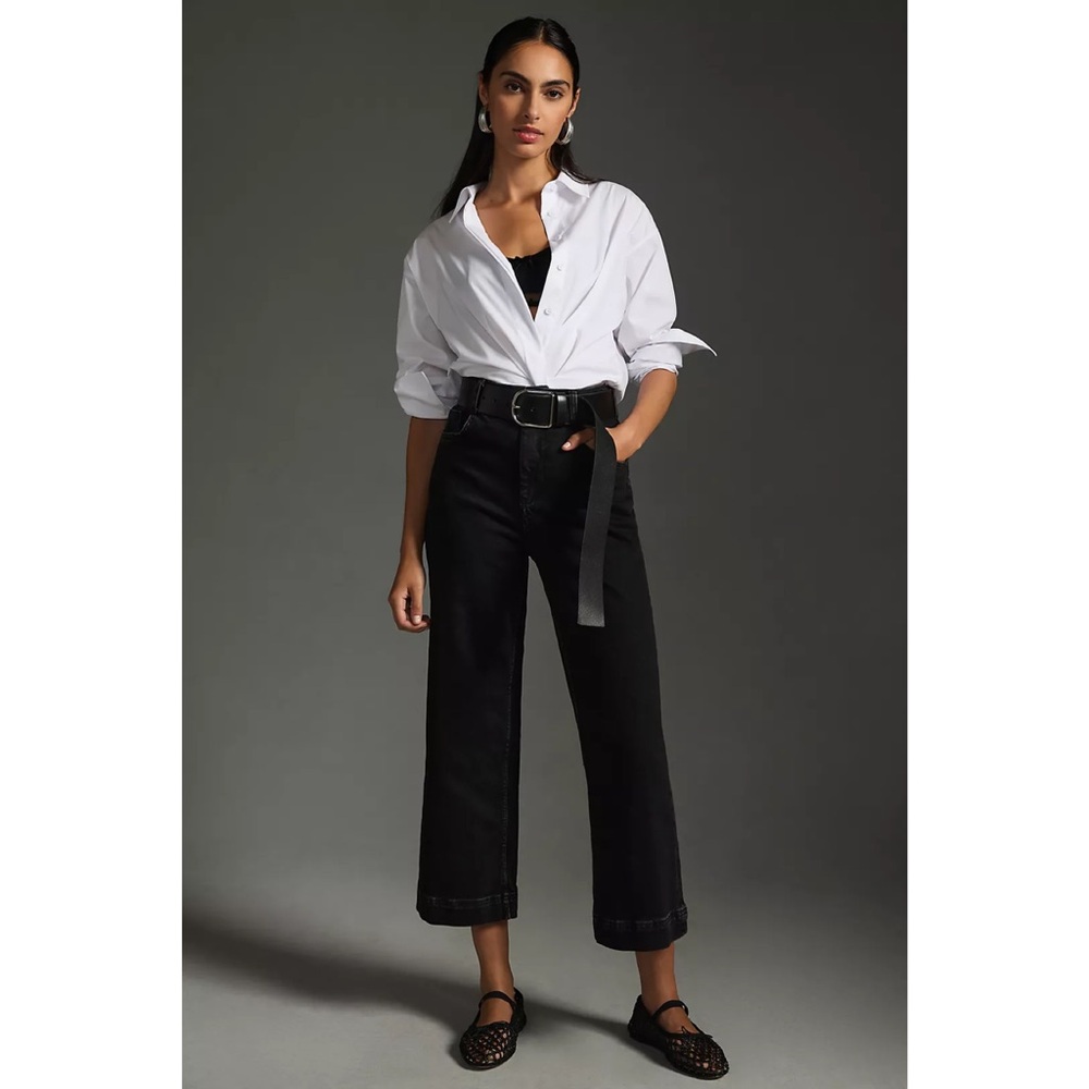 Anthropologie Pilcro | The Skipper High-Rise Crop Wide-Leg Jeans ~ US 26